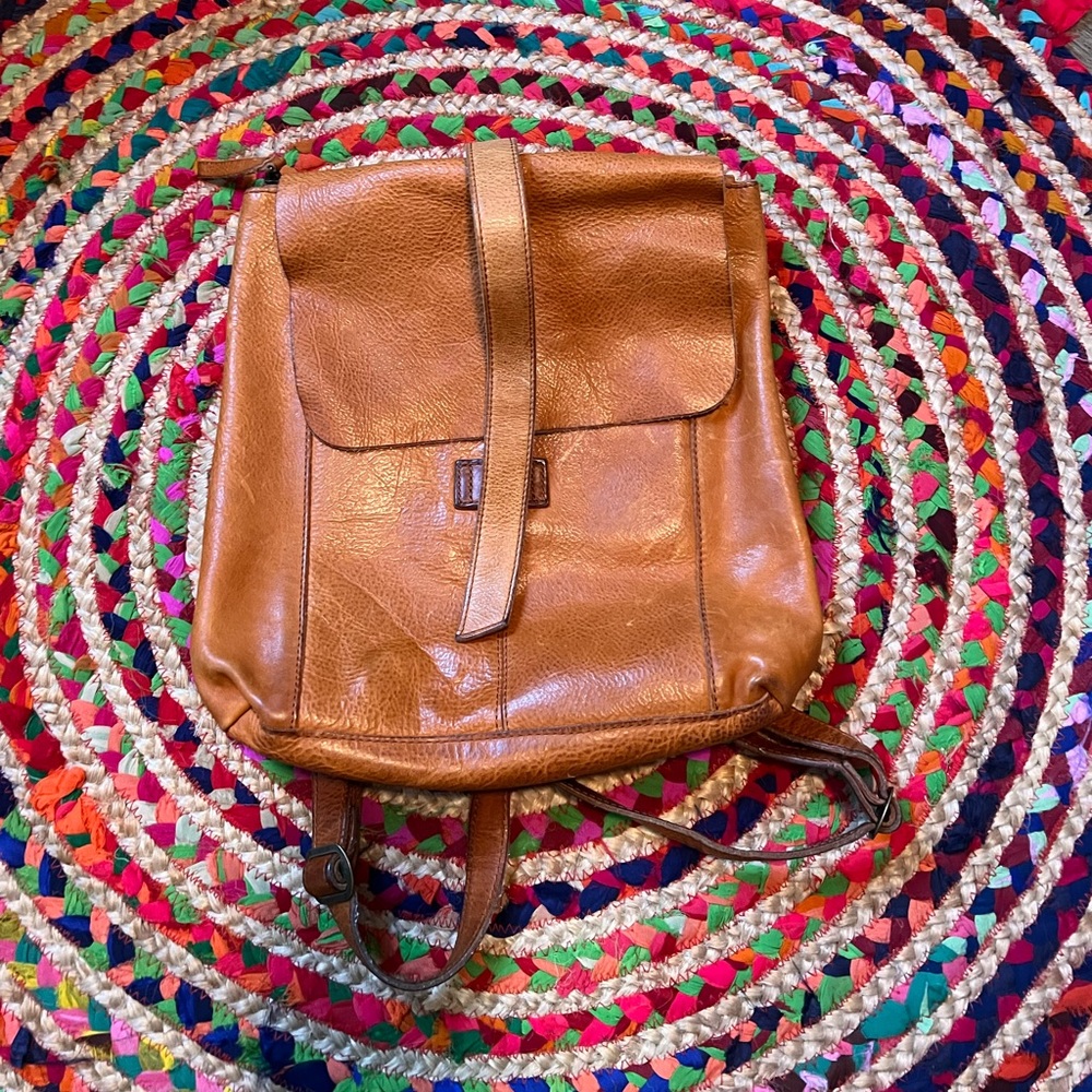 Duluth Trading Company Leather Backpack